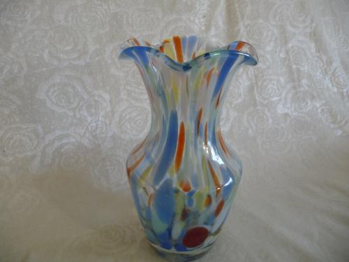 farverig vase