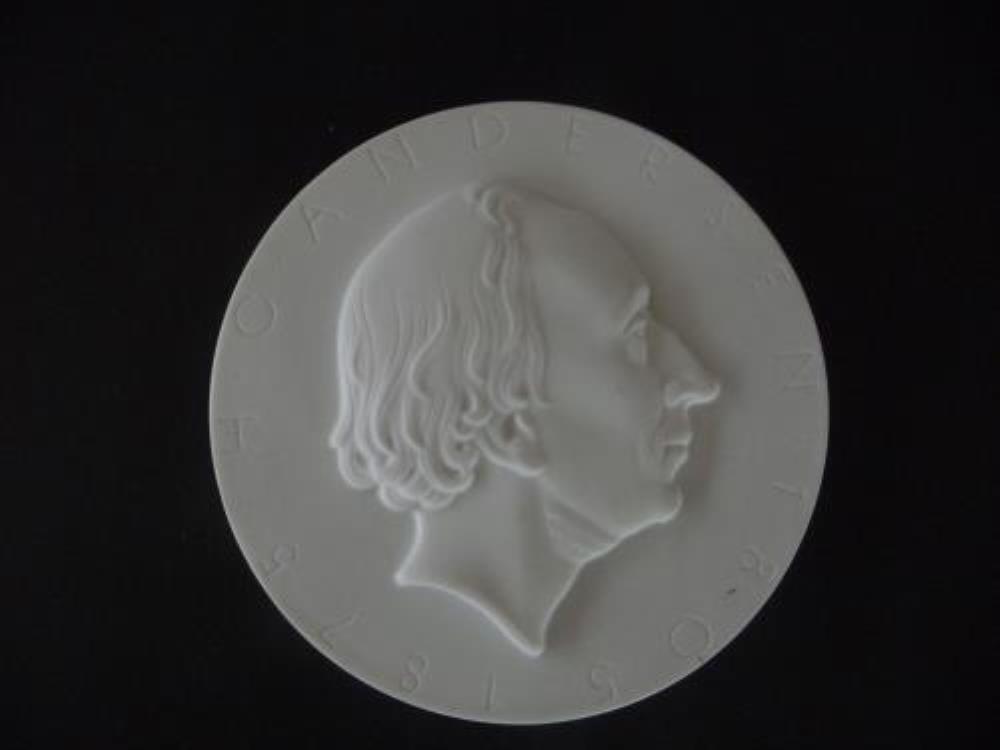 H.C.Andersen platte i silhuet